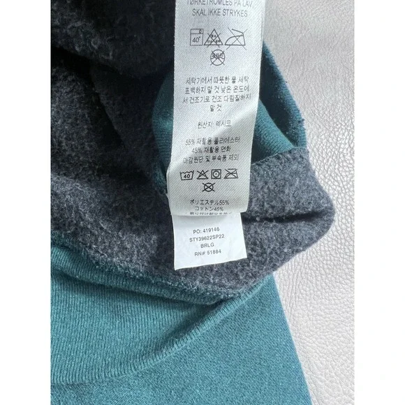 Patagonia P-6 Uprisal Hoody Size Small Teal Regular Fit Sweatshirt Logo Pullover - Picture 6 of 10